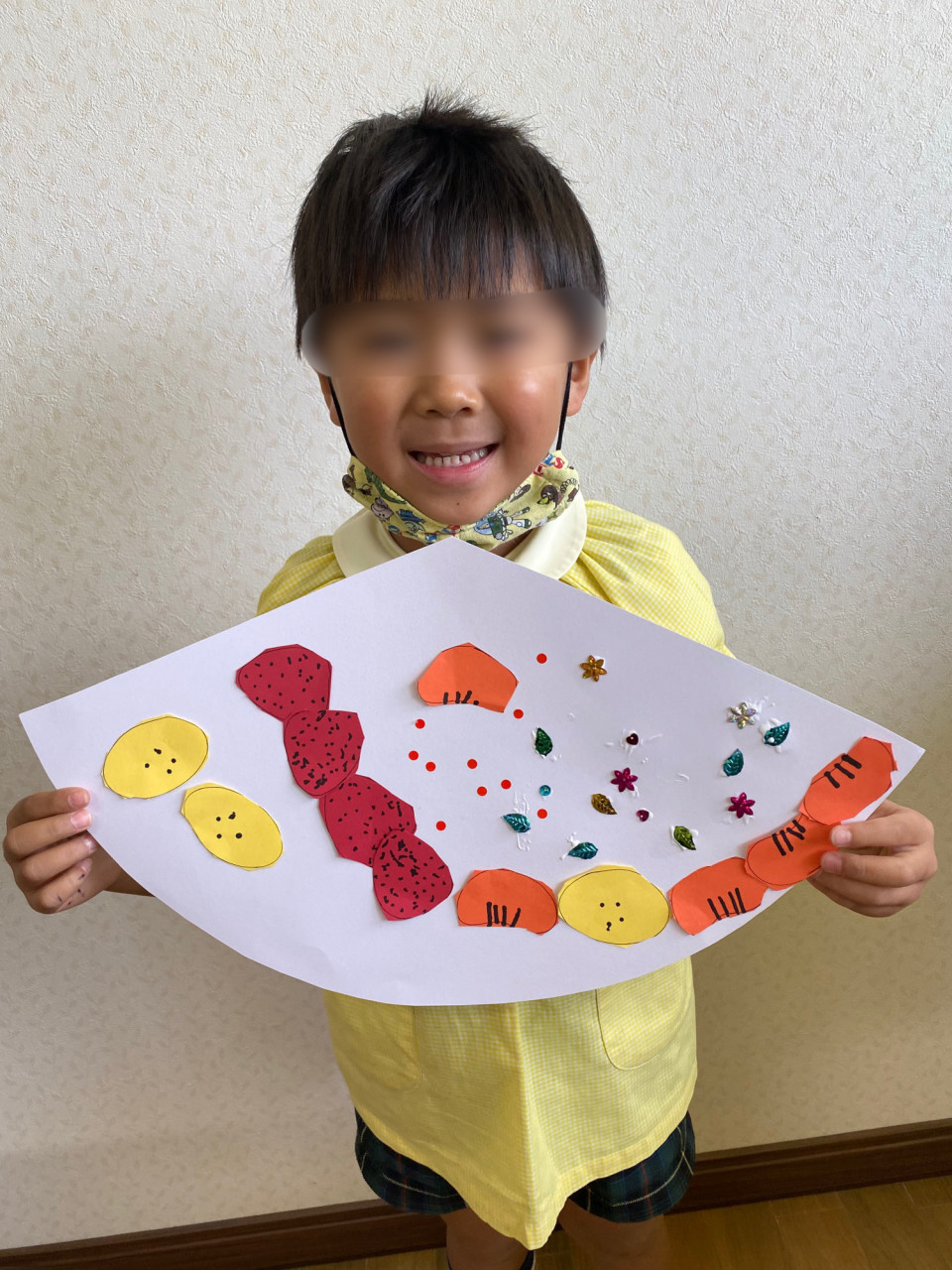 帽子製作 学校法人あさひ学園のびのび幼稚園 みやこ町犀川 帽子製作 学校法人あさひ学園のびのび幼稚園 みやこ町犀川