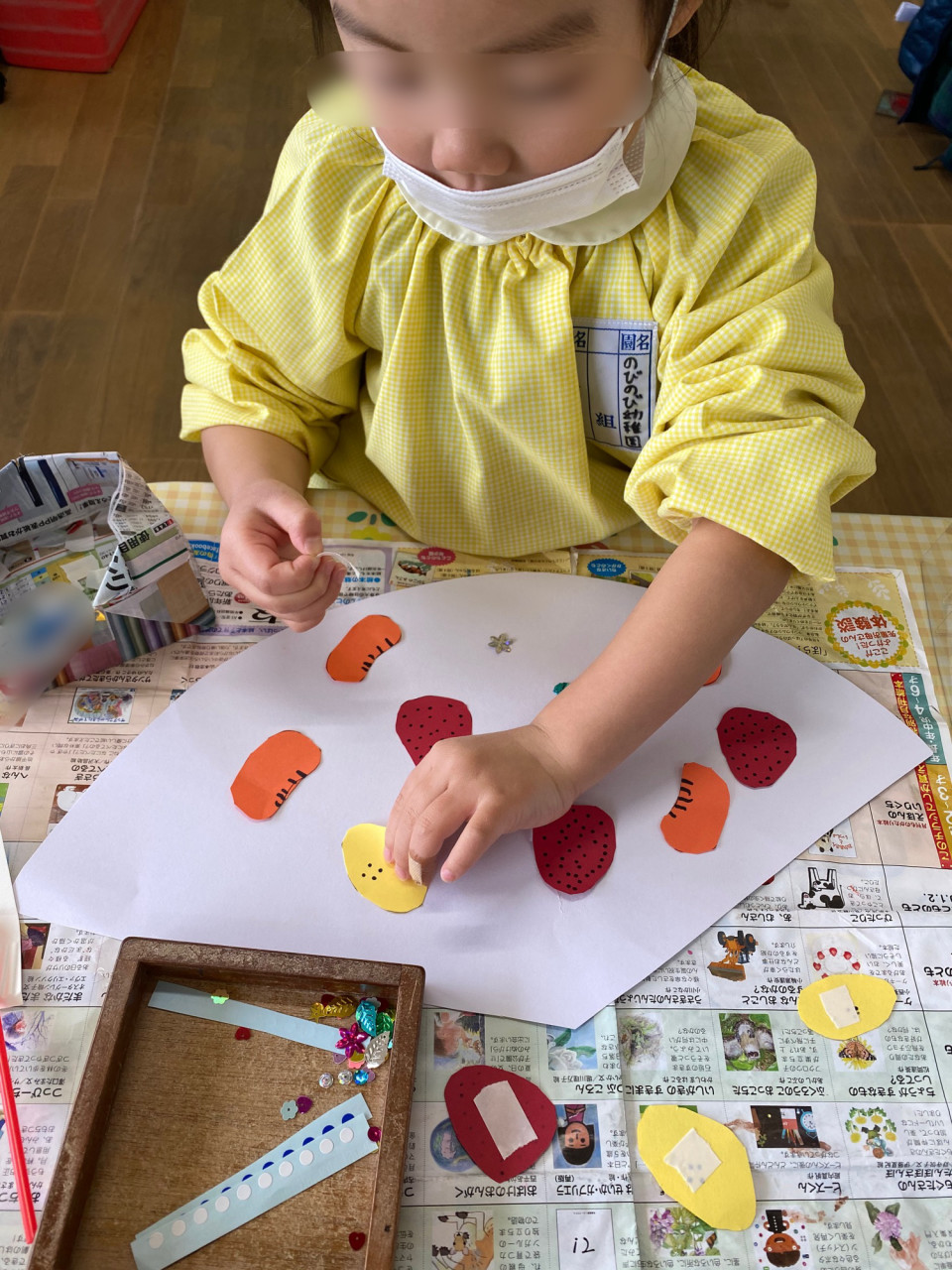 帽子製作 学校法人あさひ学園のびのび幼稚園 みやこ町犀川