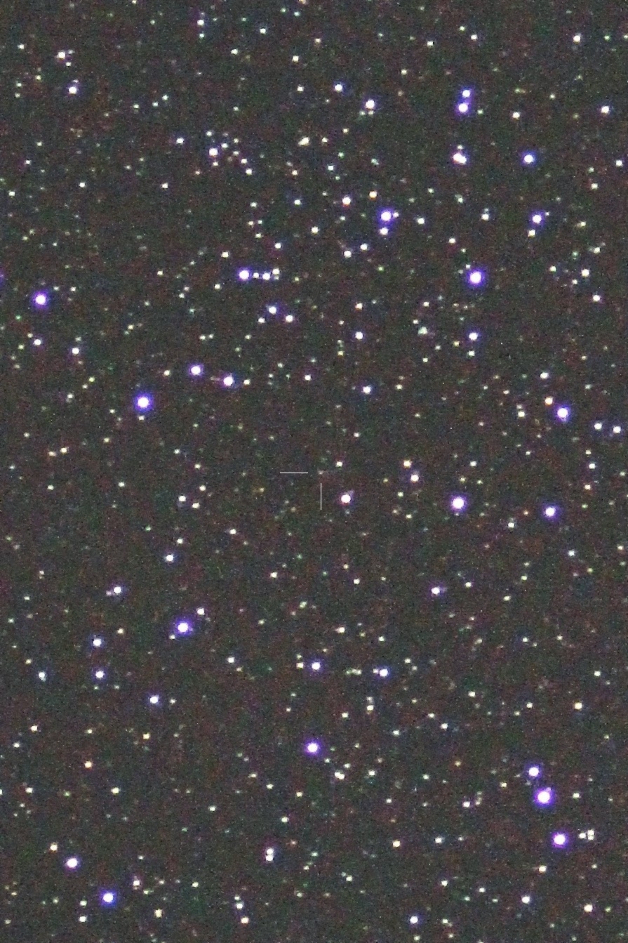 10/28早朝の①小惑星(65803)ディディモス、②C/2020 V2 鳥取天文協会 Tottori Society of Astronomy