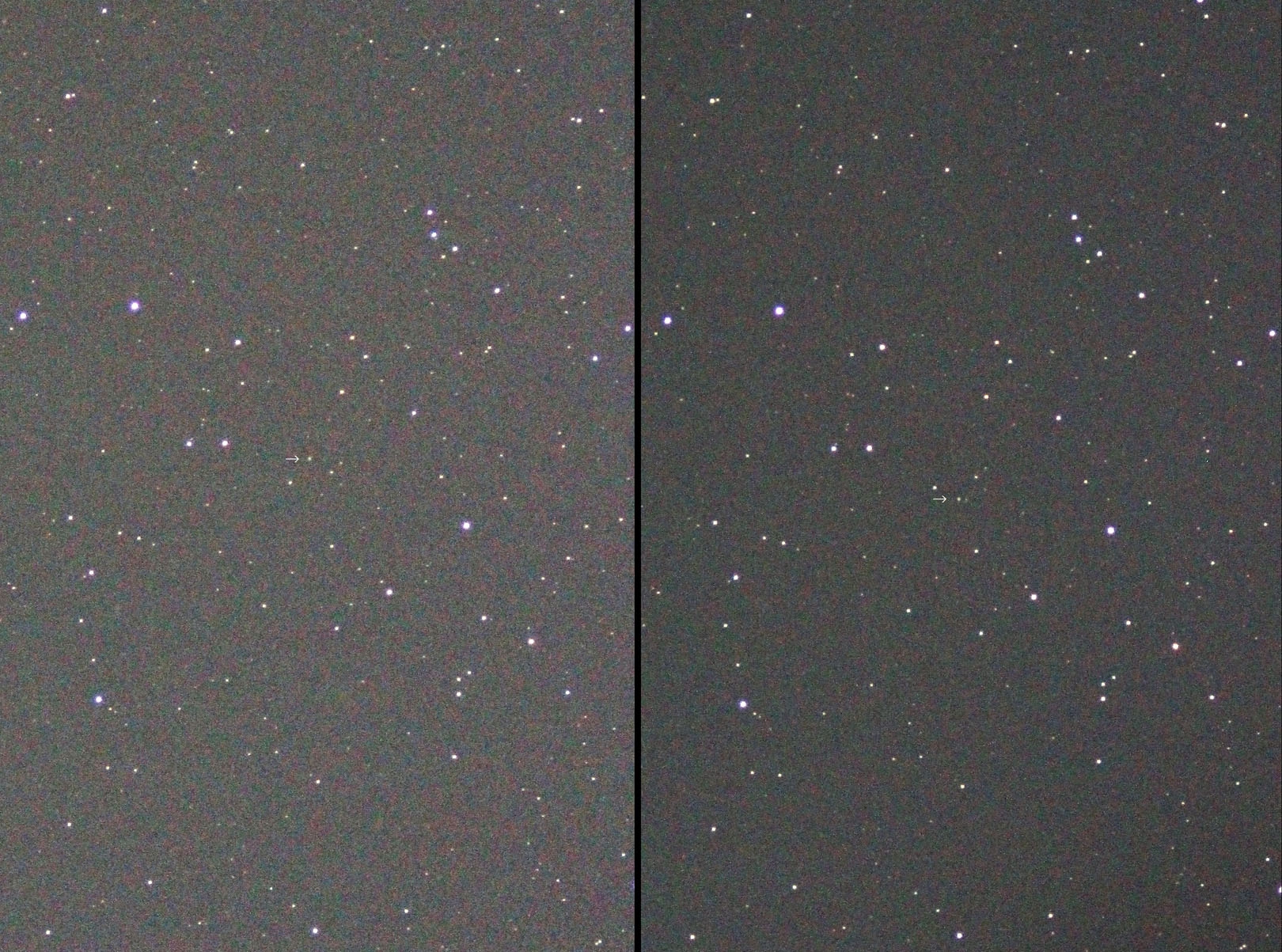 2/12の①地球接近小惑星(199145)と②はやぶさ2の向かっている小惑星(98943) 2001 CC21 鳥取天文協会