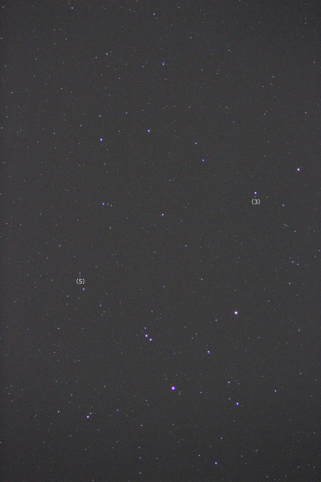 10/25の小惑星(3)ジュノーと(5)アストラエア 鳥取天文協会 Tottori Society of Astronomy