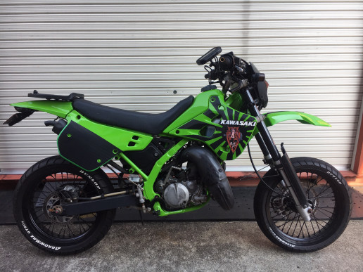 KLX250 前後ホイールセット Dトラッカー KDX 霊的