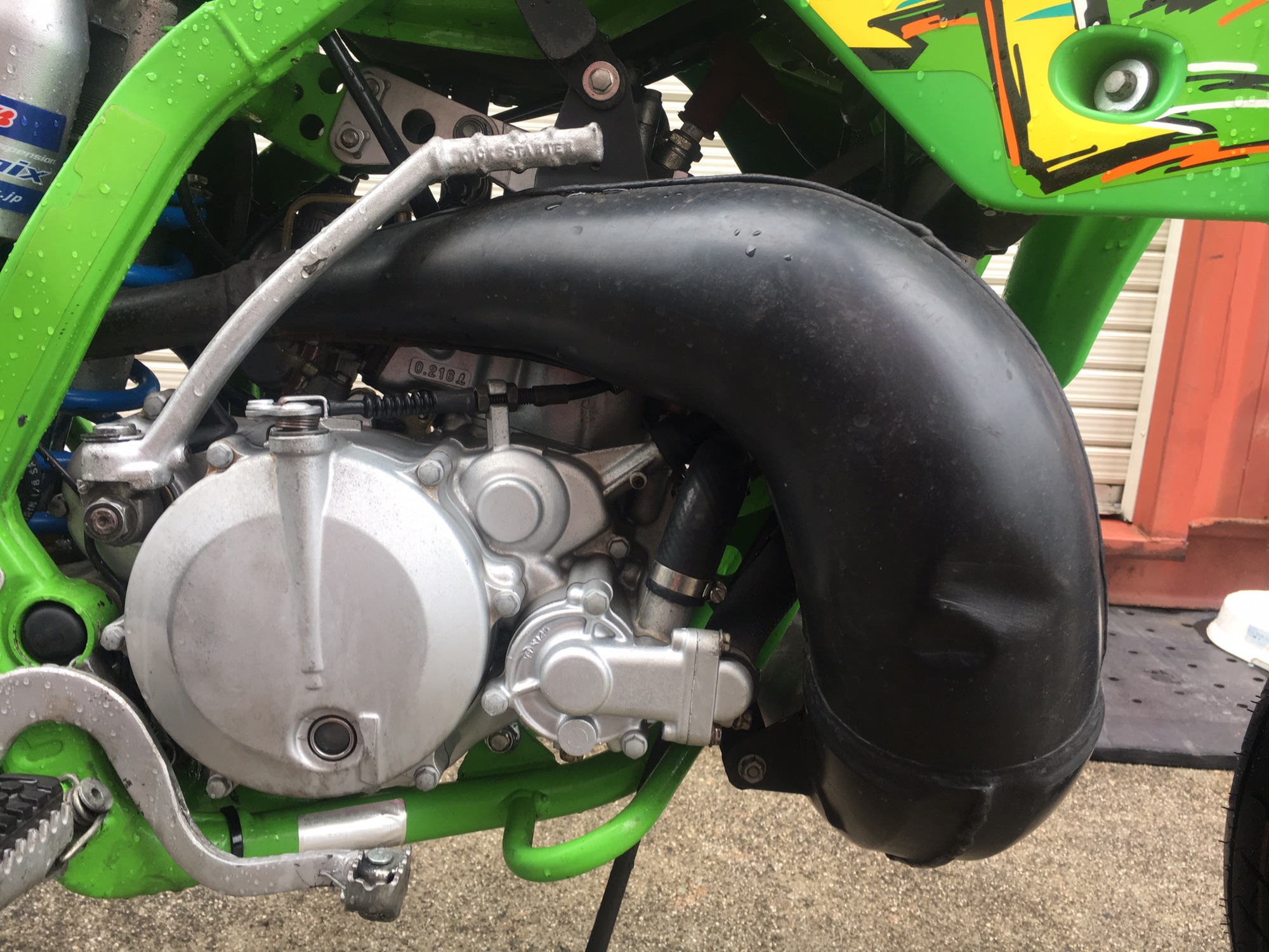 KDX220SR モタード仕様 エキセルリム エンジンレストア タイヤ