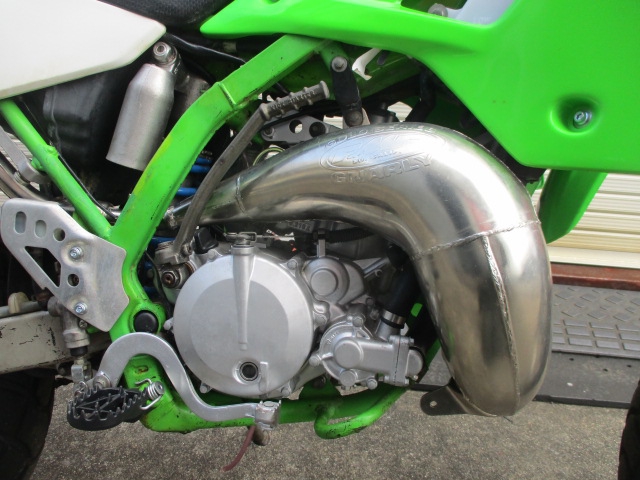 FMFチャンバー＆サイレンサー KDX220SR用 凹有り