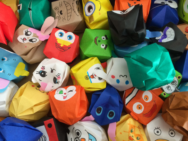 キャラクター折り紙 最初は風船だった 折り紙工房 Miyako