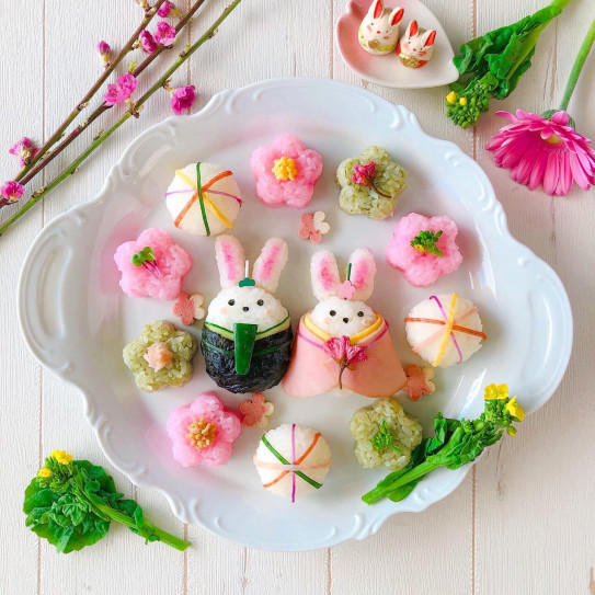 うさぎびなの☆手まり寿司 | Colorful Kitchen Works 