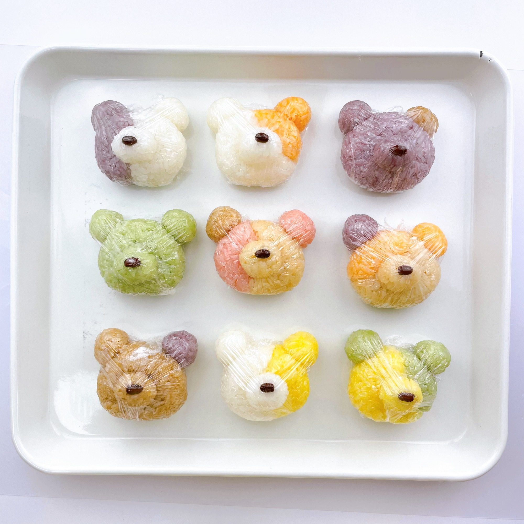 ハロウィン☆つぎはぎベアおにぎり | Colorful Kitchen Works