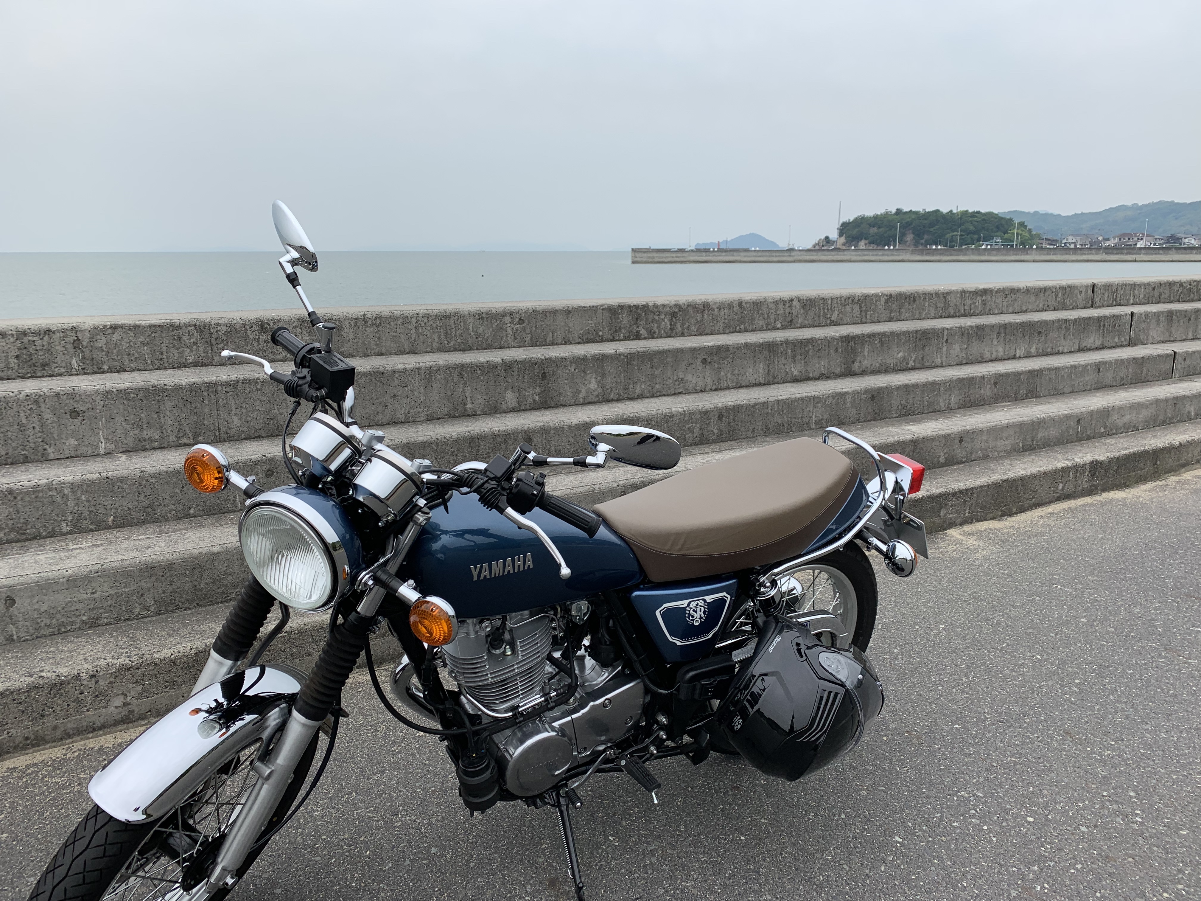 海が似合うバイク Bigsingler