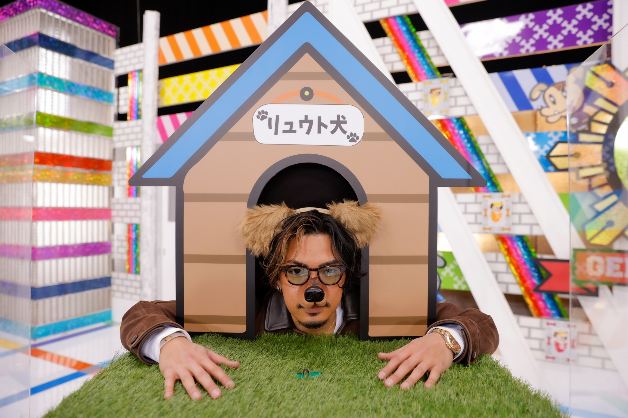 GENE高】GENEのワンちゃんコスプレ in 犬小屋 限定ショット