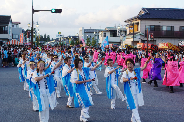 上三川よさこい祭り 上三川町商工会女性部