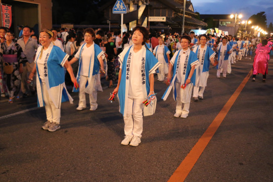 上三川よさこい祭り 上三川町商工会女性部