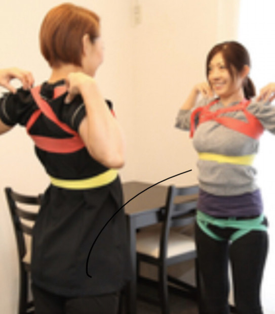 ボディコントロールバンドを使ってエクササイズ‼︎ | chirooffice.cat