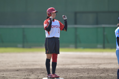 写真集 ガッツポーズ編 日本女子ソフトボールリーグ前半戦 トヨタ自動車女子ソフトボール部 公式ブログ