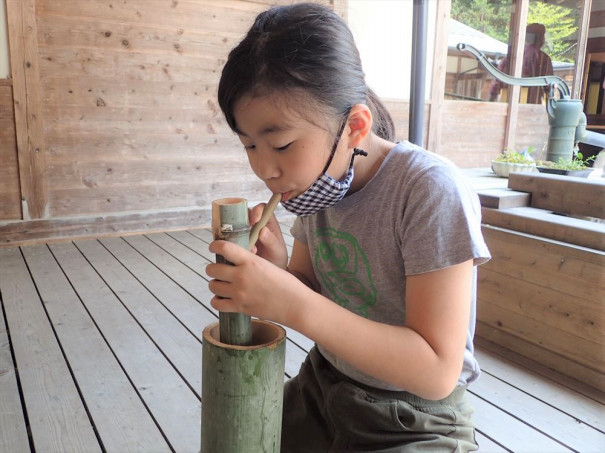 イベント報告 竹を使って水あそび トヨタの森 公式ブログ