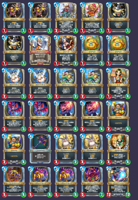 6 30更新 ドラクエライバルズデッキランキング Tier1 Tier1デッキ トルネコの部屋 ライバルズデッキ