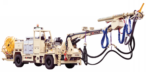 ライン吹き付け機 コンクリート吹付機 | 北欧製建機紹介