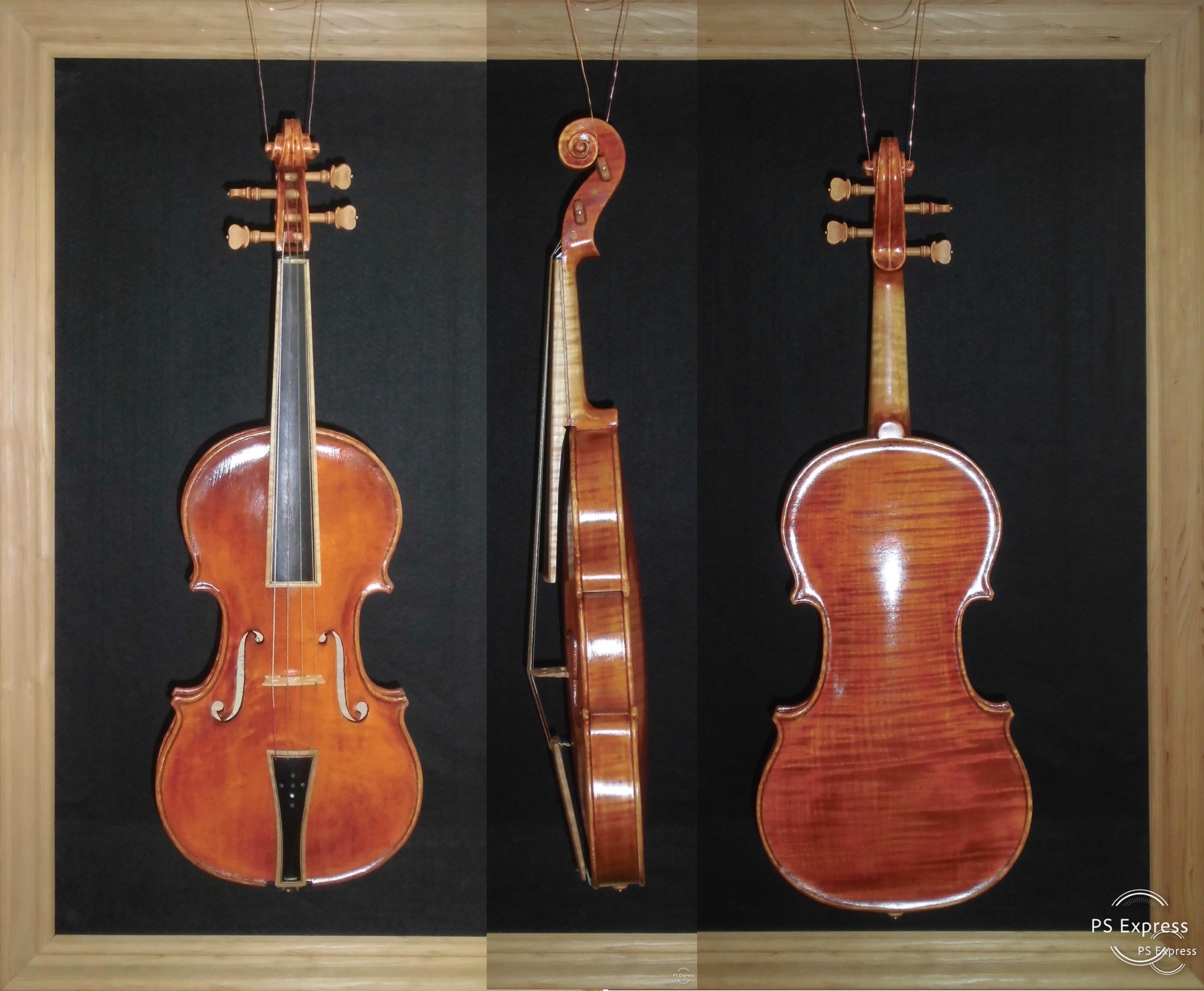1年保証バロックバイオリン　ダークブラウン　LiuXi工房製 バイオリン