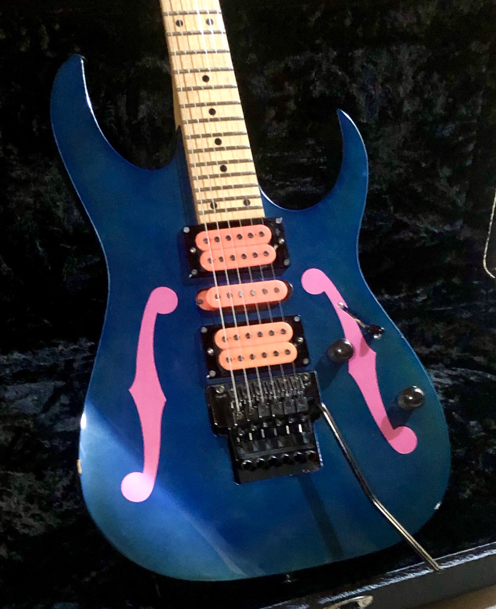 PG M 100(ジュエルブルー)ポールギルバートモデル フジゲン製