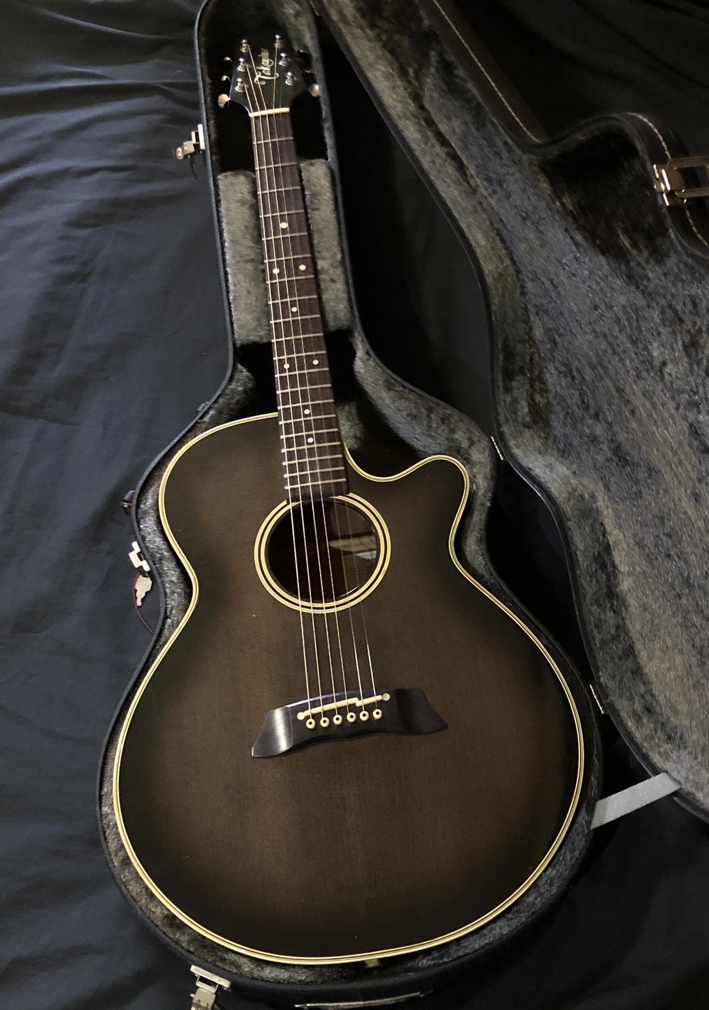 1990 TAKAMINE PT-106 Gray Black Sunburst 〜 Near Mint / SOLD