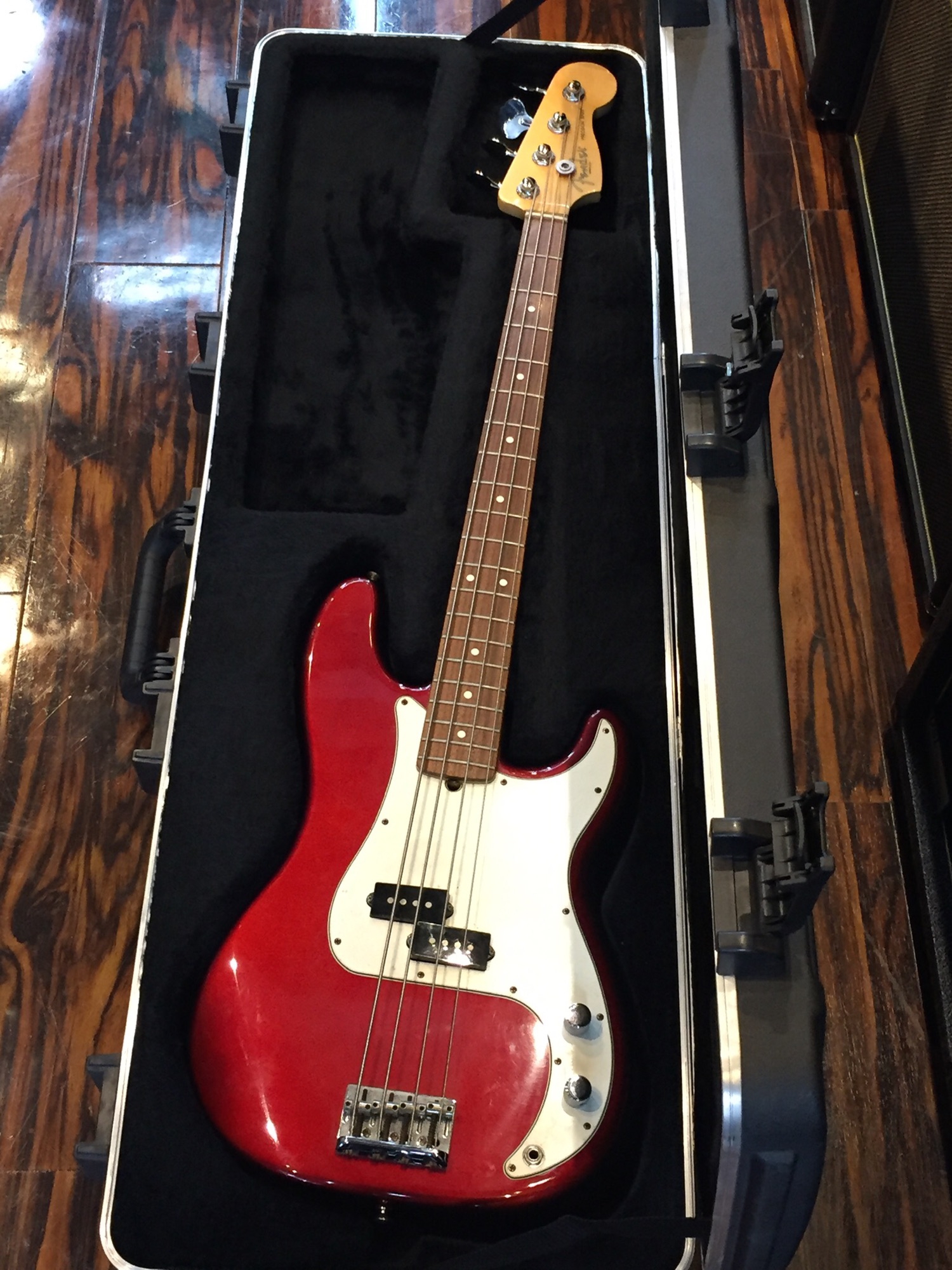 2008 Fender USA American Standard Precision Bass / Candy Cola ...