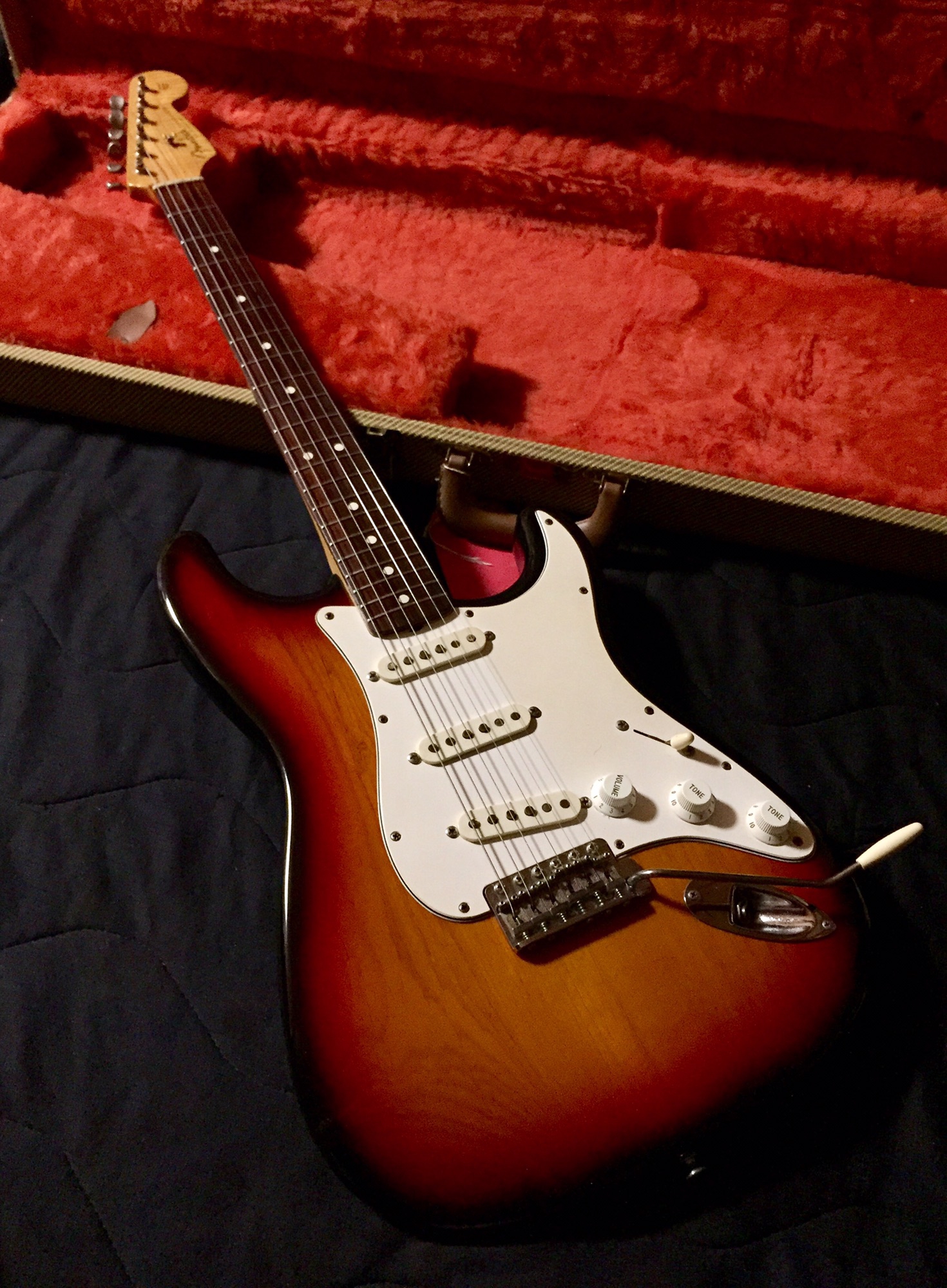 1993 Fender USA 62 Vintage Stratocaster Flame Neck 3TS/R 〜 SOLD