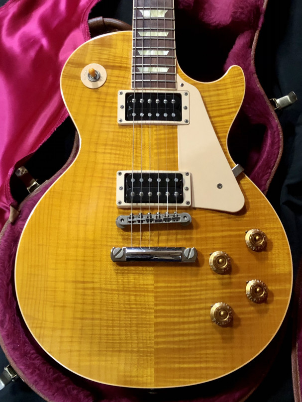 00 Gibson Les Paul Classic Premium Plus Trance Amber Sold High Hopes Guitar S