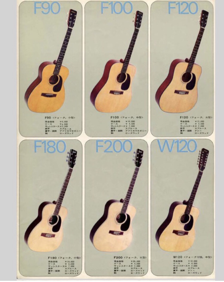 GRECO F-200 アコースティックギター 1973年製造品 - 弦楽器、ギター