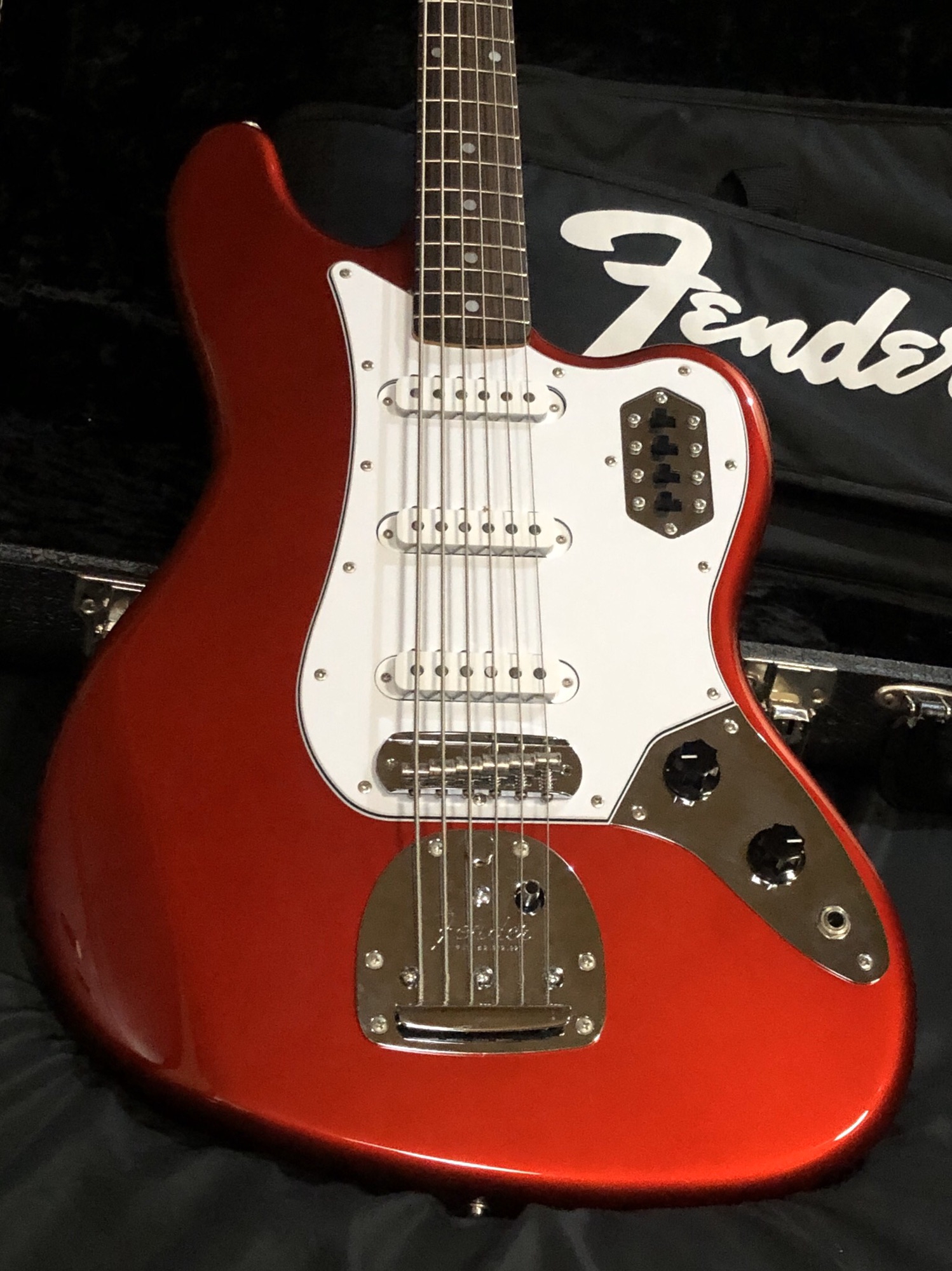 激レア 美品 Fender Japan BASS VI CAR MH 12年製 e1d7283b36240cc969910e7c365da8