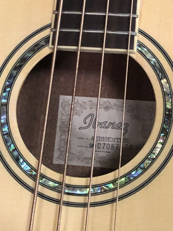 2007 Ibanez Electric Acoustic Bass AEB10E / NAT 1202 〜 SOLD 