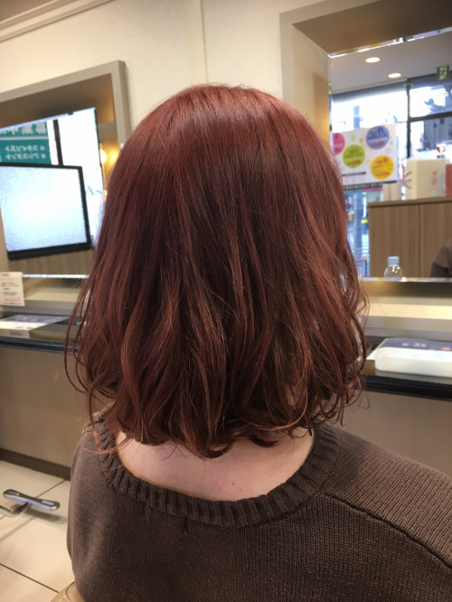 イルミナカラー コーラルレッド 美容室 Ash 西川口店 ブログ