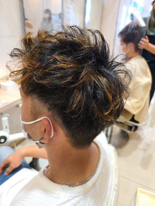 Ash亀戸東口店 メンズパーマ ハイライト 美容室 Ash 亀戸東口店 ブログ
