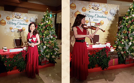 ホテル日航大阪 クリスマスパーティー Kayoko Umeda S Violin World