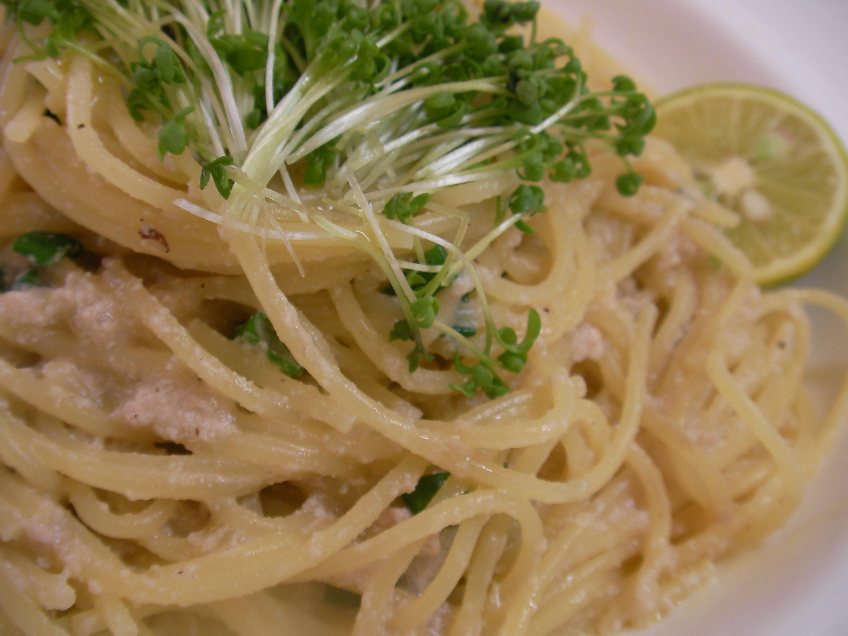 秋鮭の白子でパスタ 葉山おうち クッキング