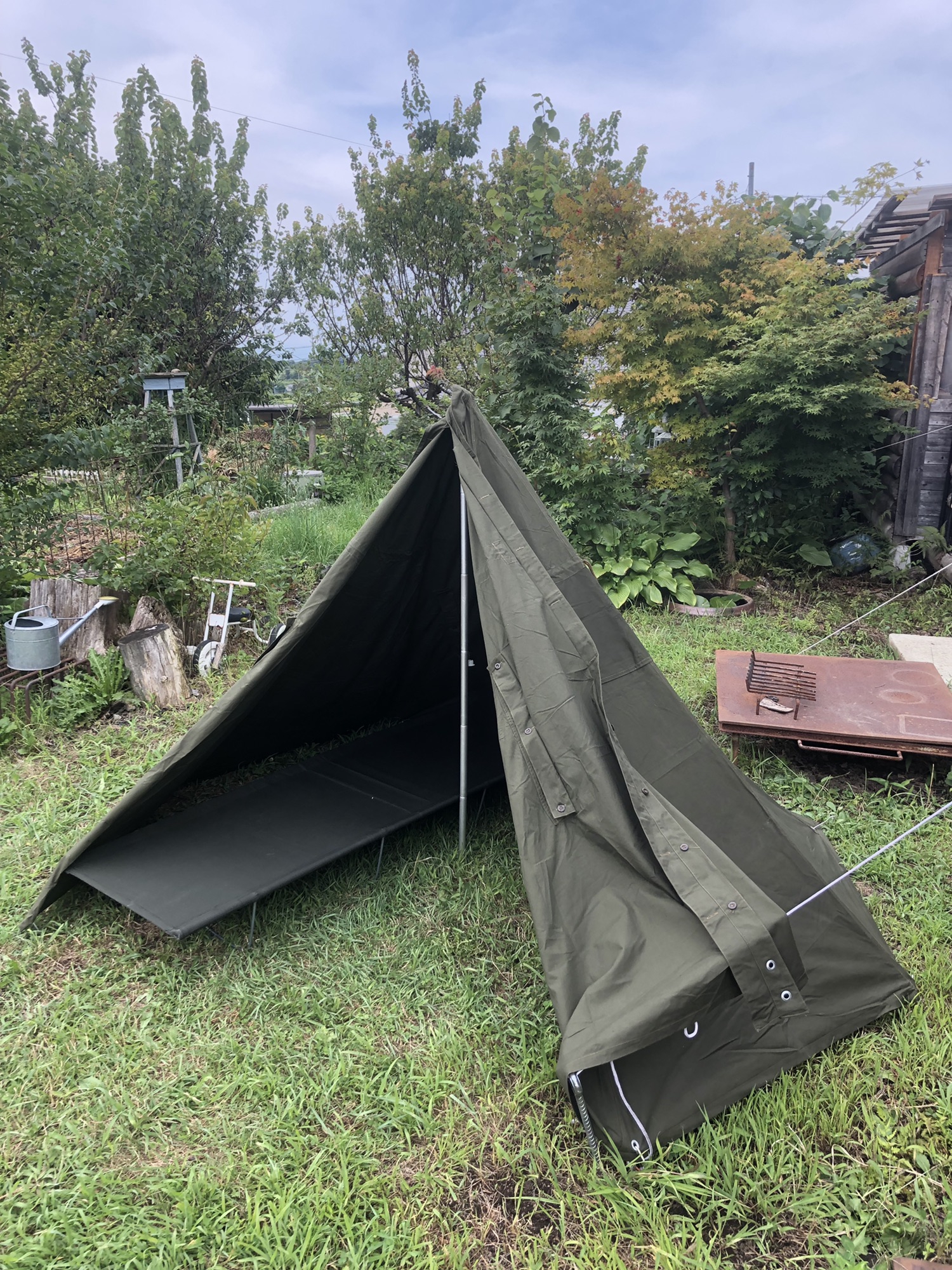 テント/タープポーランド軍 ポンチョテント一式 サイズ３ オリジナル