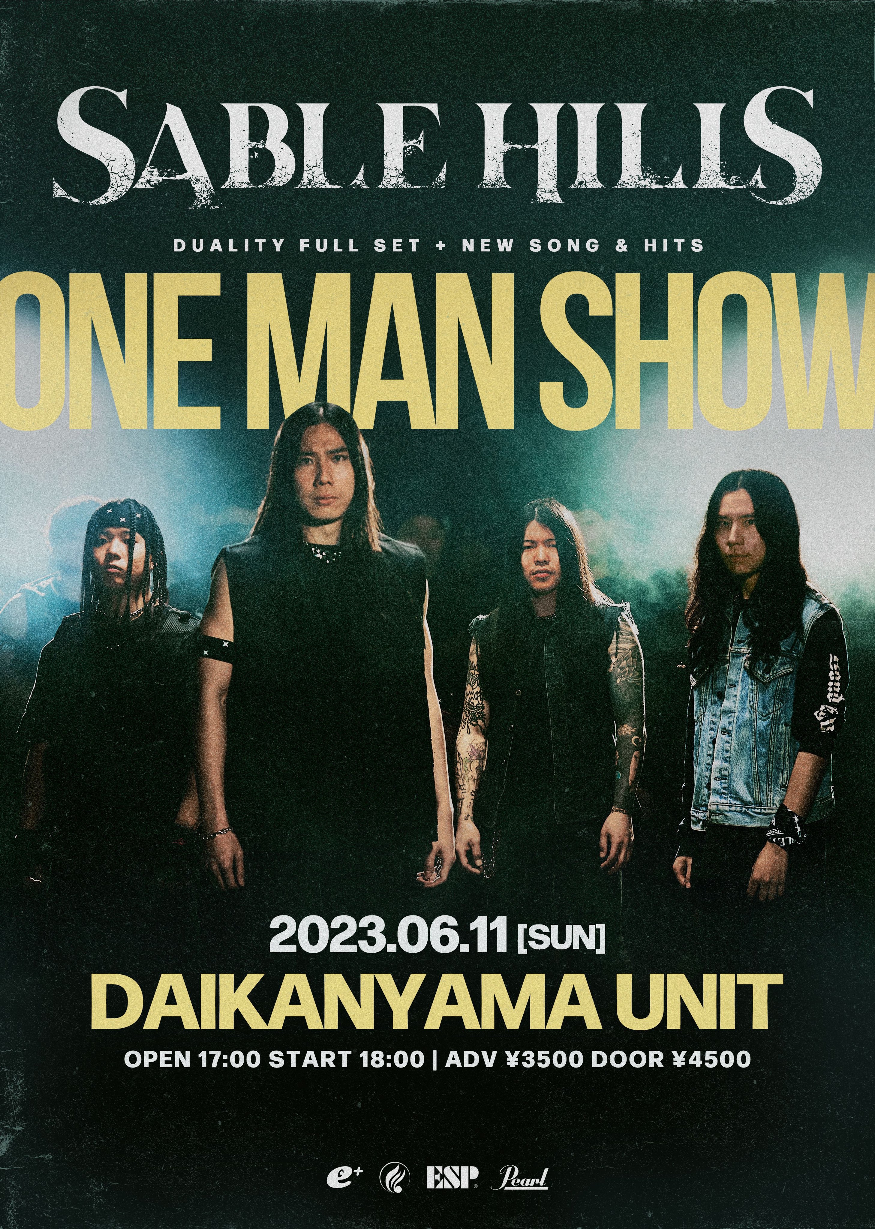 SABLE HILLS -ONEMAN SHOW- 開催決定 | SABLE HILLS | Official Website