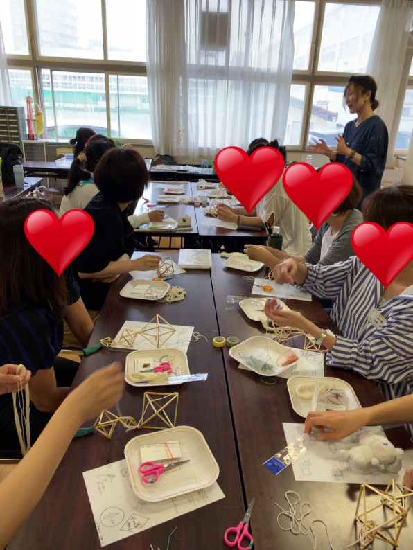 小学校のptaの皆様とヒンメリ作り タカハシ リエのブログ 私の素敵な人との出会い とモノづくり 小学校のptaの皆様とヒンメリ作り タカハシ リエのブログ 私の素敵な人との出会い とモノづくり