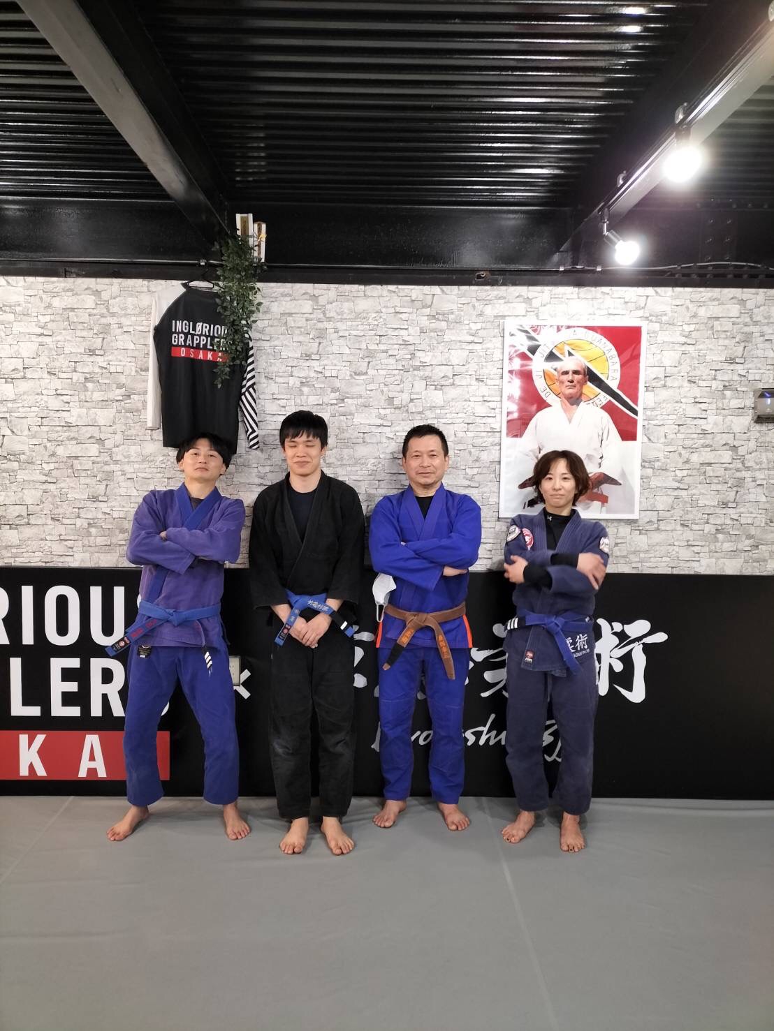 プロフェッショナル柔術リーグ GⅠ-03 青帯3名にストライプを授与しました。 | 【京橋柔術