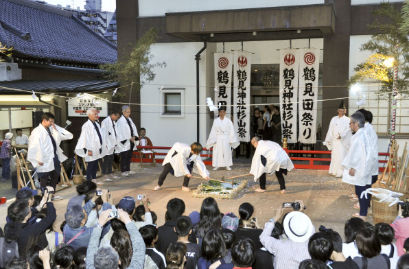 かながわ芸能歳時記 鶴見の田祭り 横浜市鶴見区 鶴見神社 4月 Kanagawa Arts Press