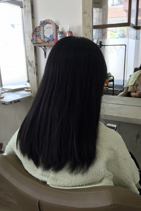 暗めで透明感 ダークブルージュ Biquette Hair 暗めで透明感 ダークブルージュ Biquette Hair