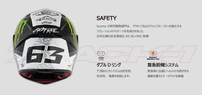 MONSTER LICENSE | SUOMY HELMETS JAPAN