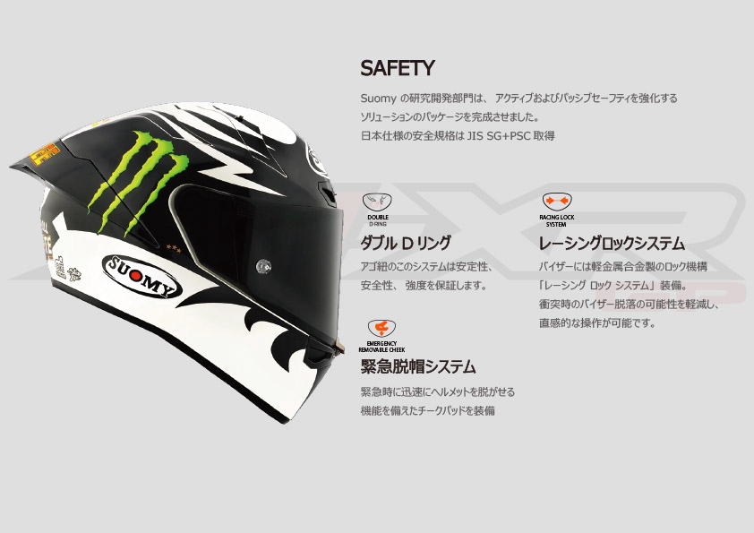 MONSTER LICENSE | SUOMY HELMETS JAPAN