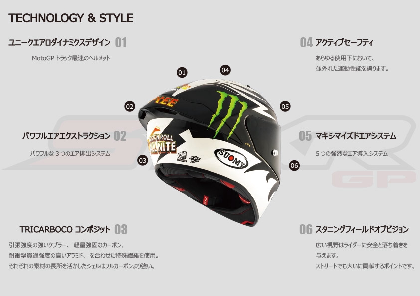 MONSTER LICENSE | SUOMY HELMETS JAPAN