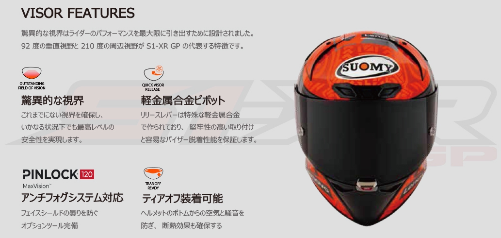 S1-XR GP | SUOMY HELMETS JAPAN