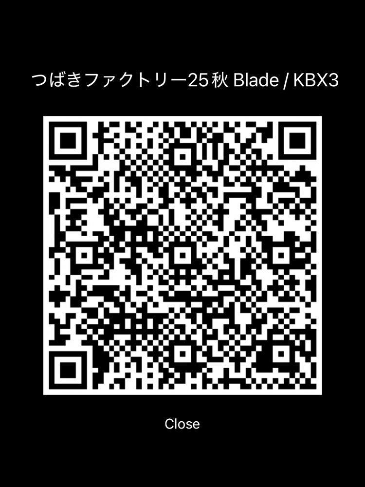 つばきファクトリー キンブレ色設定QRコード | Just a blue