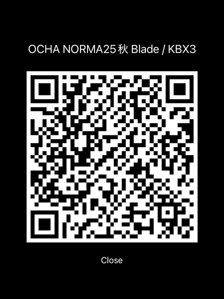 Man キンブレ OCHA NORMA キンブレ色設定QRコード | Just a blue