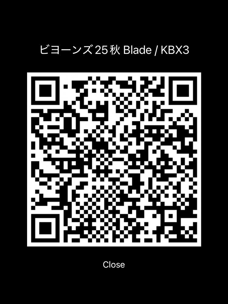 BEYOOOOONDS キンブレ色設定QRコード | Just a blue