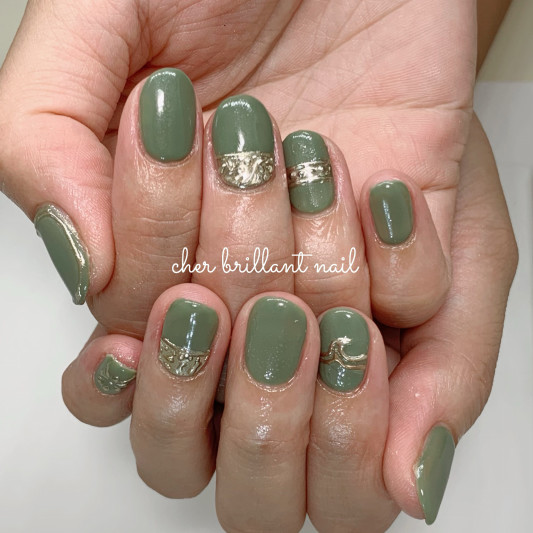 ハワイアンジュエリーネイル Cher Brillant Nail シェルブリアンネイル