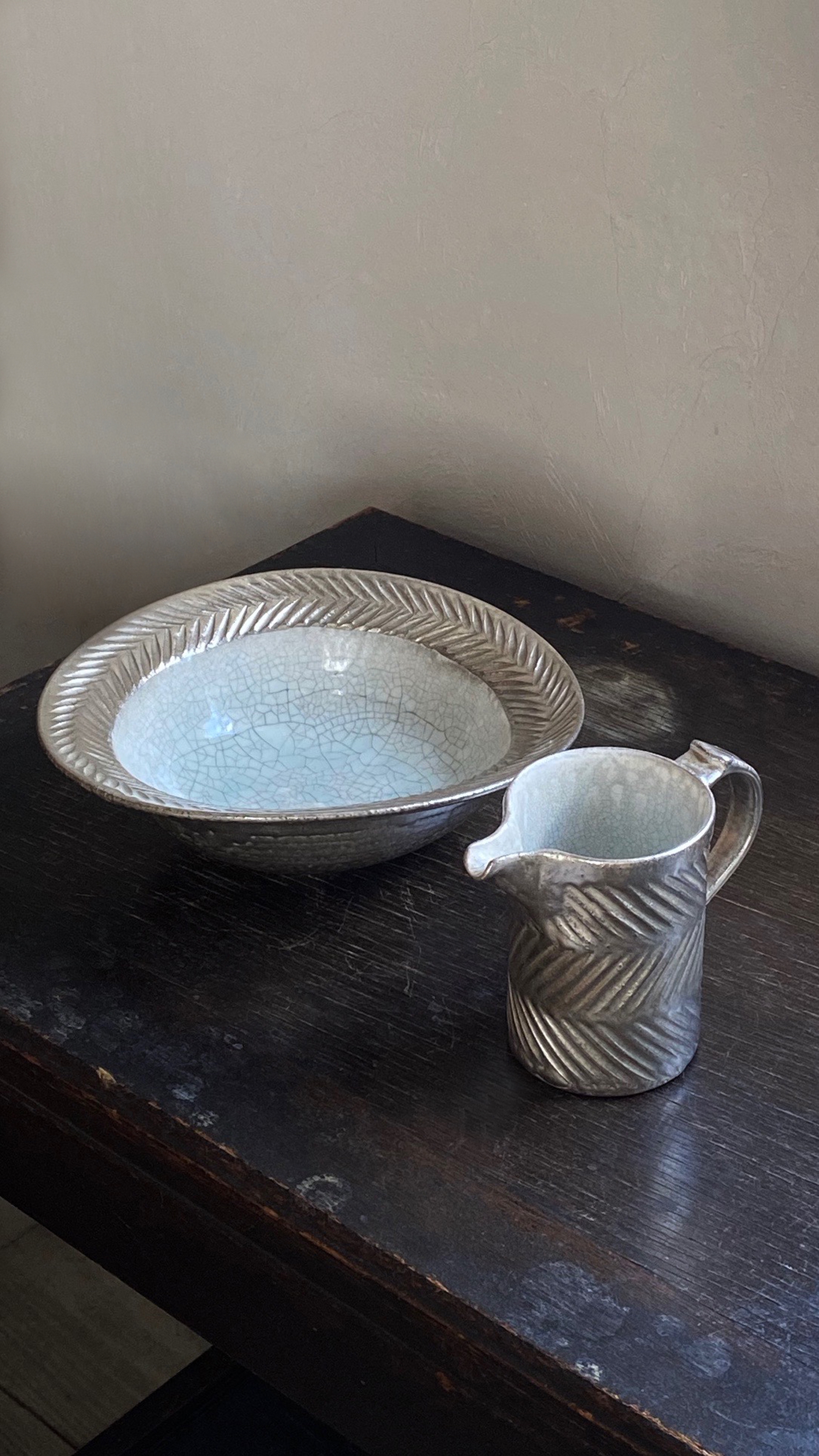 ❷限定　希少　谷井直人　大皿　長皿　貫入　1枚　未使用　個展購入　約35cm 楽天市場】 Artist 陶磁器2 > 谷井直人 : on la CRU