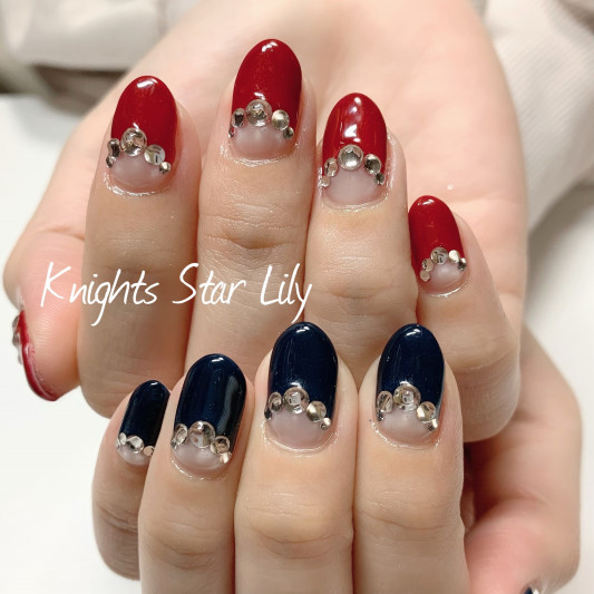 ちぐはぐアシメネイル 名古屋 緑区 天白区 Nail Salon Knights Star Lily ネイルサロン ナイトスターリリー