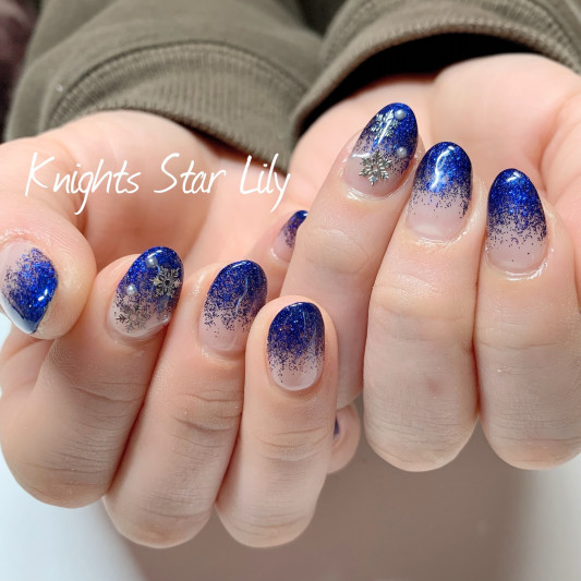 大人の冬ネイル 名古屋 緑区 天白区 Nail Salon Knights Star Lily ネイルサロン ナイトスターリリー